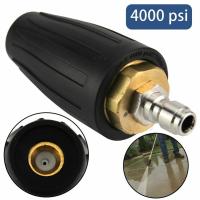 4000psi เครื่องซักผ้าแรงดันสูงเทอร์โบหัวฉีดหมุนหัวฉีด2.5-4 gpm 14"