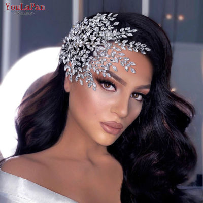 YouLaPan HP438 Shiny Bridal Headdress Luxury Wedding Headband Women Hair Accessories Queen Headpiece Party Banquet Headwear