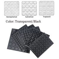 40-100PCS Door Stops Self adhesive Silicone Rubber Pads Cabinet Bumpers Rubber Damper Buffer Cushion Furniture Hardware Decorative Door Stops