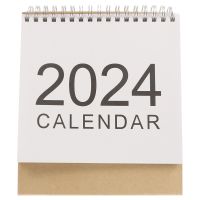 2024 Desk Calendar Office Desktop Table Decorative Standing Flip Countdown Calendars