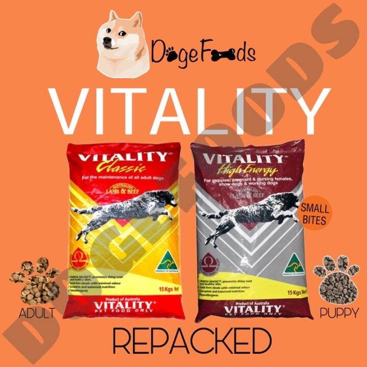 VITALITY Puppy and Adult Classic High Energy Lazada PH