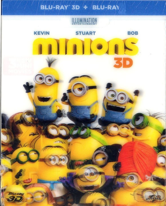 Minions มินเนียน (3D + 2D+Lenticular) (Blu-ray)