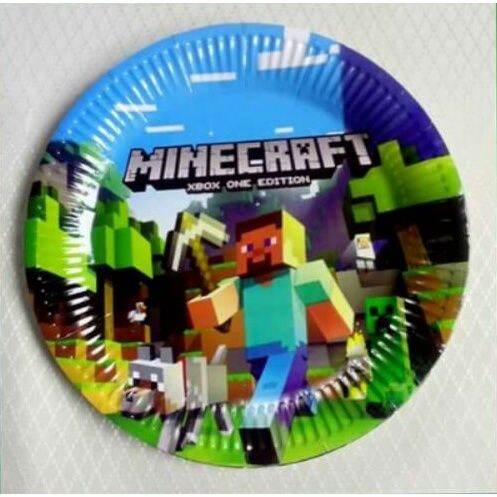 Minecraft Paper Plate 10pcs/pack | Lazada PH