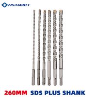 260mm Masonry Drill Bit SDS Plus Shank for Electric Hammer Tungsten Carbide Cross-Tip 6mm | 8mm | 10mm | 12mm | 14mm | 16mm