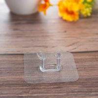 5pc High Quality Transparent Hook Wire Rack Power Plug Storage Socket Holder Wall Hook Cable Winder Office Home