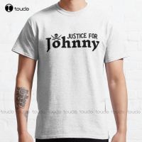 Justice For Johnny   Johnny Depp Trial Classic T Shirt Johnny Depp Custom Aldult Teen Unisex Digital Printing Tee Shirts Xs 5Xl XS-6XL