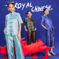 Set Qipaoผ้าแพร - Royal Chinese