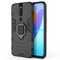 เคส  OPPO F11 Pro Case ชุดเกราะกันกระแทก Slim Rugged Hybrid Hard Plastic + Tpu Bracket Magnet 360 Ring Holder ฝาหลัง