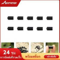 MOVTOTOP 10 ชิ้น 8 มิลลิเมตรยางลูกศรยิงธนูเปลี่ยนหัวลูกศรสำหรับกีฬายิงธนู