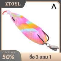 ZTOYL เหยื่อตกปลาแบบลอยน้ำได้เหยื่อล่อปลาสีดำขนาด9.5ซม. 16ก.