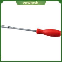 ZOWBRSH 5.5มม. ไขควงหัวน๊อตหกเหลี่ยม แขนยาวขึ้น ที่จับสีแดง หัวดอกสว่านหกเหลี่ยม ประแจซ็อกเก็ต หัวไขควงแม่เหล็ก สำหรับรถยนต์ทางทะเล