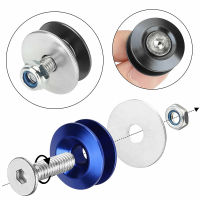 Aluminum Alloy Car Bumper Trunk Hatch Lids Quick Release Fasteners Kit Reinforcing Ring Nuts Screws Shims Rubber Ring