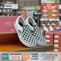 [ลิขสิทธิ์แท้] VANS Comfycush Slip-on Checkerboard Black/White รองเท้า แวนส์ สลิปออน ทรงสวม ลายหมากรุก เบา ได้ทั้งชายและหญิง