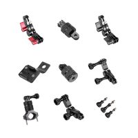 Alluminio Bicicletta Supporto Manubrio Rotaztreppiede Supporto Braccio Magico Per Gopro Hero 10 9 8 7 5 Sjcam Eken Go Pro Accessorio