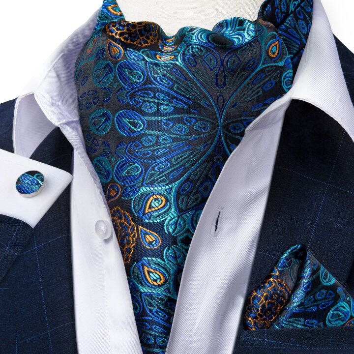 dibangu-men-luxury-silk-ascot-tie-cravat-tie-handkerchief-cufflinks-3pcs-set-blue-paisley-floral-wedding-party-cravats-necktie