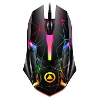 USB Wired Gaming Mouse Optical Computer Mouse for PC Laptop 3 Keys Ergonomic Mice Led Light Night Glow Mechanical Mouse