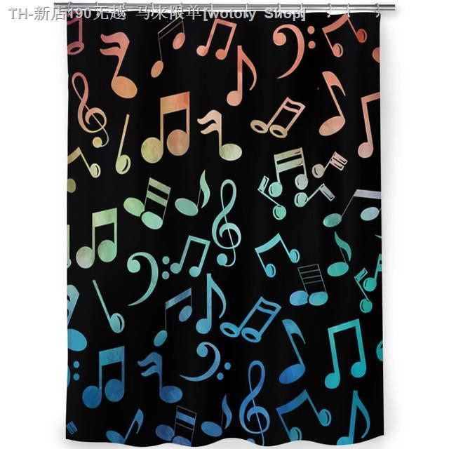 cw-watercolor-shower-curtains-music-notes-partition-accessories