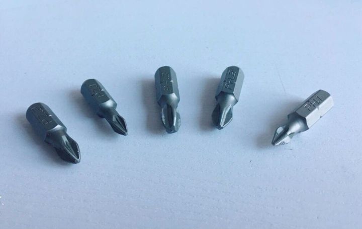 5pcs-25mm-magnetic-hex-shank-anti-skid-cross-head-screwdriver-batch-nozzle-head-ph1-ph2-ph3-pz1-pz2-pz3-screw-nut-drivers