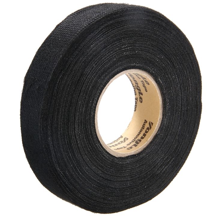 1pc-heat-resistant-wiring-harness-tape-looms-wiring-cloth-fabric-tape-adhesive-cable-protection-20m-19mm-for-electrical-supplies-adhesives-tape