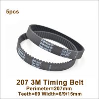 Powge 207 3M เข็มขัดจับเวลาฟัน = 69 Width = 6/9/15Mm ความยาว = 207Mm Htd3m Closed-Loop Synchronous Belt 207-3M S3m