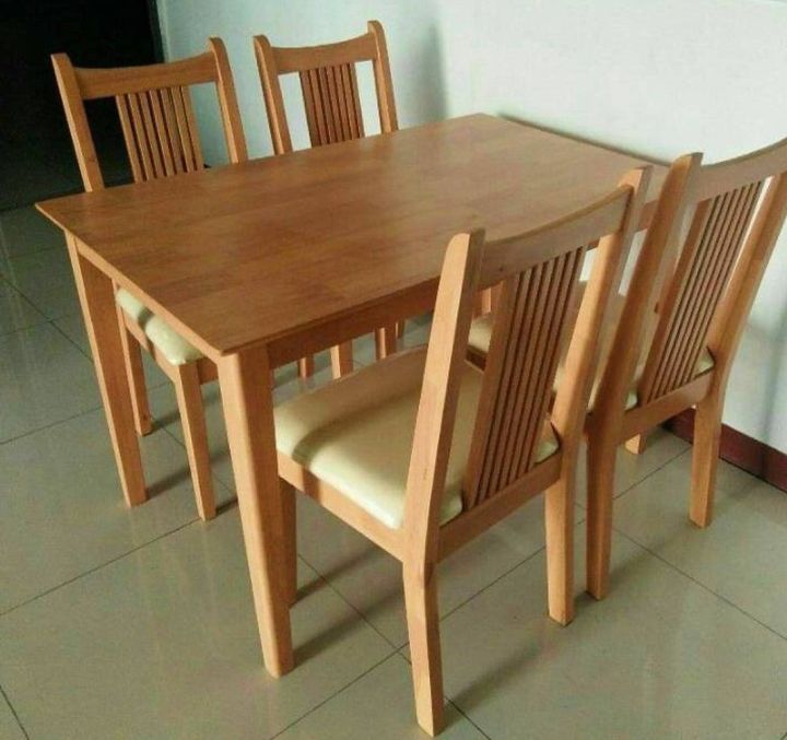 sb-smile-ชุดโต๊ะอาหาร-havana-ขนาด-4-ที่นั่ง-model-tb-412-o-ดีไซน์สวยหรู-สไตล์เกาหลี-เก้าอี้หลังสูง-สินค้าขายดี-แข็งแรงทนทาน-ขนาด-75x120x75-cm
