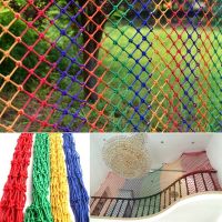 1m hand Woven Strong Balcony Railing Stairs Anti Falling Baby Children Safety Netting Playground Guardrail Fence Net