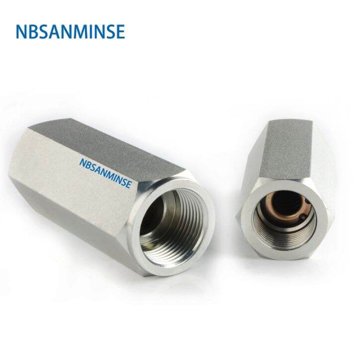 nbsanminse-vu-check-valve-g1-4-3-8-1-2-3-4-1-hydraulic-industry-carbon-steel-high-pressure-valve-one-way