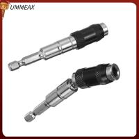 UMMEAX 1/4 " ฐานสิบหก ดอกไขควงแหวน คันเบ็ดแบบแท่ง แม่เหล็กแบบแม่เหล็ก เครื่องมือเจาะมือ มีประโยชน์และดี รวดเร็วรวดเร็วมาก ปลายสว่านสกรู สีดำสีดำ