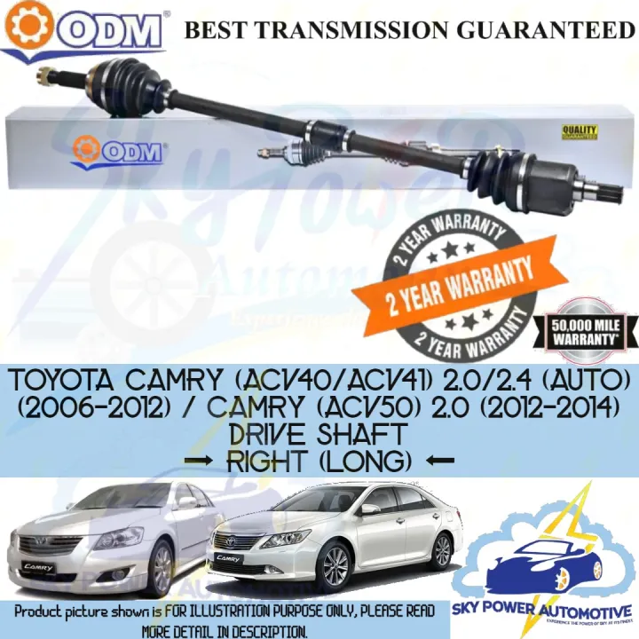 TOYOTA CAMRY ACV40 ACV41 2.0 2.4 / CAMRY ACV50 2.0 AUTO ODM (CYCAR ...