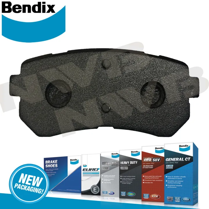 Bendix Brake Pads Rear Set GCT for Hyundai Tucson, i30, Veracruz 2009 ...