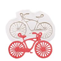 Bicycle Bike Silicone Cake Baking Mold Sugarcraft Chocolate Cupcake Baking Mould Resin Tools Fondant Cake Decorating Tools Bread Cake  Cookie Accessor