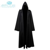 （NEW） Star Cosplay Anakin Skywalker Jedi Knight Cloack Only ชุดคอสเพลย์สำหรับผู้ใหญ่ผู้ชายรุ่นสีดำ Robe