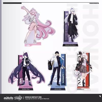 HONKAI MPRESSION Acrylic Stand Game Official Mihoyo MEI ELYSIA KIANA BRONYA Cartoon Character Decoration Halloween Gift