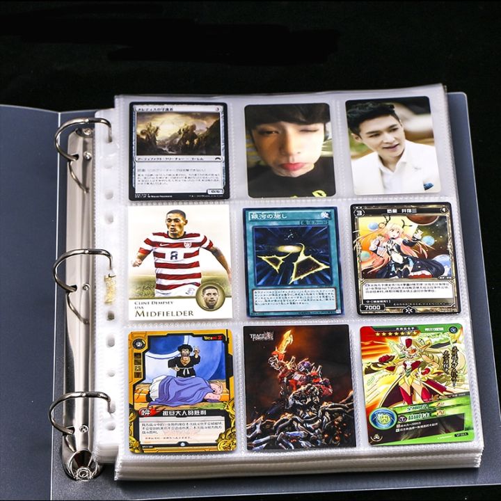 อัลบั้มภาพความจุ-mac-ขนาดใหญ่ที่มี20-30-หน้าสำหรับดาราเกมกระดานบัตรรูปภาพรวบรวมที่จับแขนเสื้อหนังสืออัลบั้ม