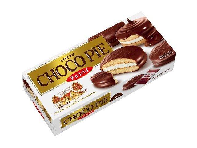 พร้อมส่ง-lotte-choco-pie-white-chocolate-6p-ช็อกโกพายญี่ปุ่น-เนื้อนุ่มที่ห่อด้วยช็อกโกแลต