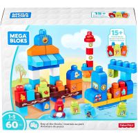 Mega Bloks บล็อคตัวต่อ Building Basics Day at the Docks (60 PCS) มาสร้างท่าเรือกัน ของเล่นเสริมพัฒนาการ 60 ชิ้น