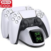 Dual Fast Charger for Playstation 5 Controller Charger Station Charging Cradle Dock Station With LED Indicator for PS5 Gamepads