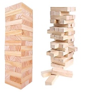 Bộ đồ chơi rút gỗ Jenga loại LỚN cho các bé có tặng kèm 2 viên xúc xắc đồ