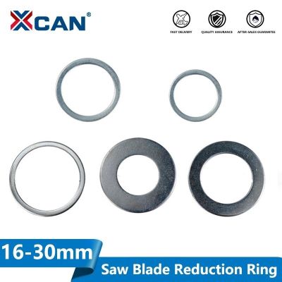 XCAN 2pcs 16mm-30mm Circular Saw Blade Reduction Ring TCT Carbide Cutting Disc Conversion Ring Woodworking Tools