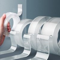 Super Strong Double Sided Tape Adhesive Heavy Duty for Kitchen Bathroom Waterproof Reusable Wall Sticker Nano Tapes Double Face Adhesives  Tape