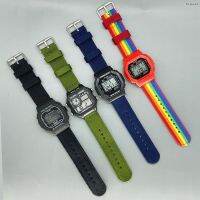 ⌚ Watch strap accessories เหมาะสำหรับสายนาฬิกาไนลอน Kaou AE-1200WH/SGW-300/500/aq-s810w W-216H สีดำ