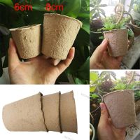 6/8cm Plant Grow Pot Paper Nursery Cup Starters Garden Flower Pots Herb Vegs Kit Biodegradable Home Gardening Tools WDAGTH