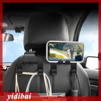 yidibai ที่แขวนพนักพิงศีรษะสำหรับรถยนต์โตโยต้า GR สปอร์ต Yaris HILUX Corolla Prius เบาะนั่งด้านหลังรถยนต์อเนกประสงค์