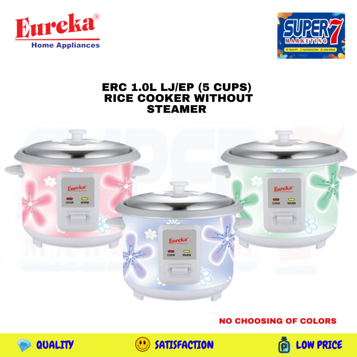 EUREKA ERC 1.0L LJ/EP (5 CUPS) RICE COOKER WITHOUT STEAMER SUPER7