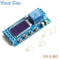 Micro USB Digital 6 30V LCD Display Time Delay Relay Module Control Timer Switch Trigger Cycle Module XY LJ02 Control Board