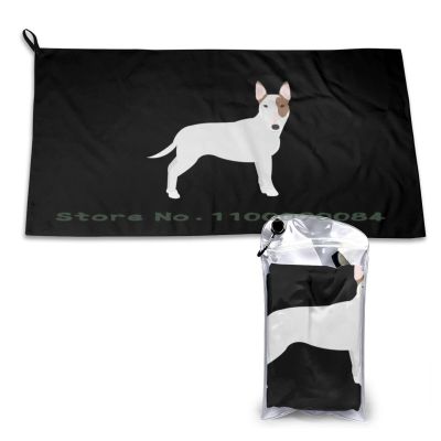 {Xiaoli clothing} ภาษาอังกฤษ Bull Terrier ของขวัญสำหรับภาษาอังกฤษ Bull Terrier เจ้าของคนรักผ้าขนหนูแห้งเร็วยิมกีฬาอาบน้ำแบบพกพา Westfalia โลโก้