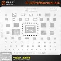 Amaoe Cpu Nand เครื่องขยายเสียงกำลังสูง Ic A15 Bga ชุด Reballing ลายฉลุสำหรับ Iphone 13 Pro Max Mini 13pro 13Promax 13Mini