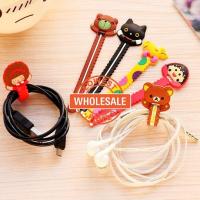 [ Wholesale Prices ] Cute Cartoon Headphone Cable Data Cable Organizer / Reusable Cable Ties / Cable Cord Management Tool