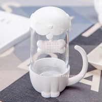 Creative 300ml Tea Strainer Cat Dog Tea Infuser Cup Grasses mug Teapot Teabags for Tea &amp; Coffee Filter Drinkware Kitchen Tools