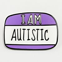 【DT】hot！ I am autisticenamel pin Disability Badge Mental Autism brooches Please Patient